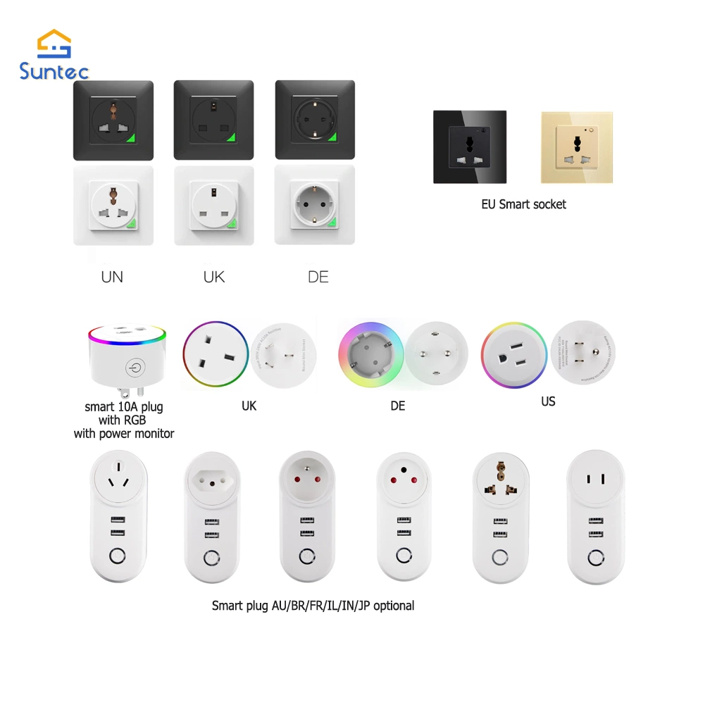 Zigbee3.0 Dual USB Smart Wireless Socket Plug Wide Voltage