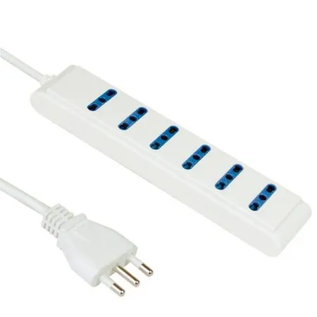 Reise-Überspannungsschutz 4-Wege-Verlängerungssteckdose Desktop Smart Universal Electric Italy Steckdosenleisten USB