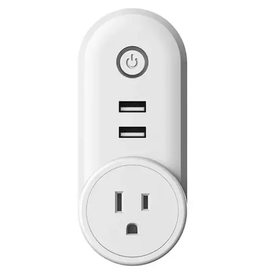4 AC-Steckdosen, 2 USB-Anschlüsse, WLAN-Smart-Steckdosenleiste