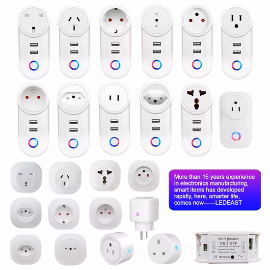 Zigbee Tuya Energy Monitor Timing/Fernbedienung Smart Socket EU-Stecker