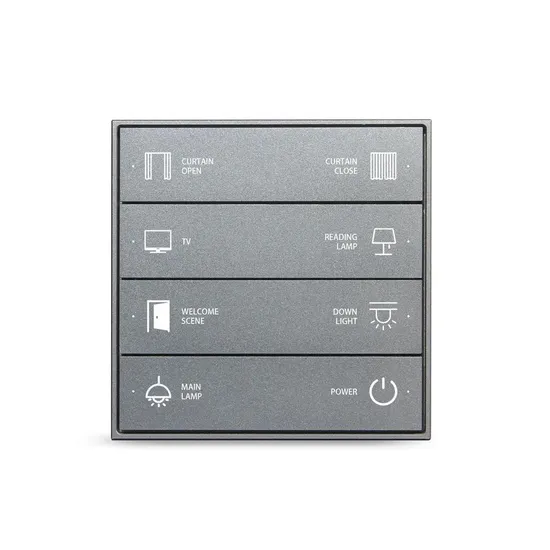 Beleuchtung Wandschalter Elektrischer Schalter Smart Switch Druckknopfschalter